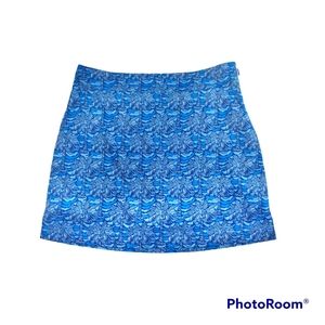 Vineyard Vines Skirt Built in Legging Short Blue Womens 6 EUC